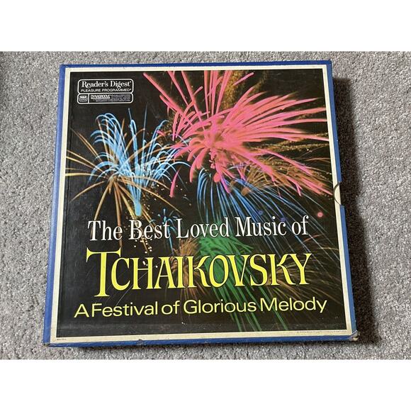 The Best Loved Music Of Tchaikovsky A Festival Of Glorious Melody -Box Set 10 LP - Picture 1 of 8